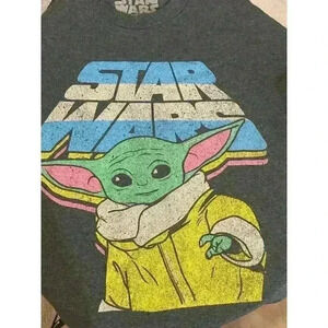 Star Wars Baby Yoda Name Drop T Shirt Pre owned Size L